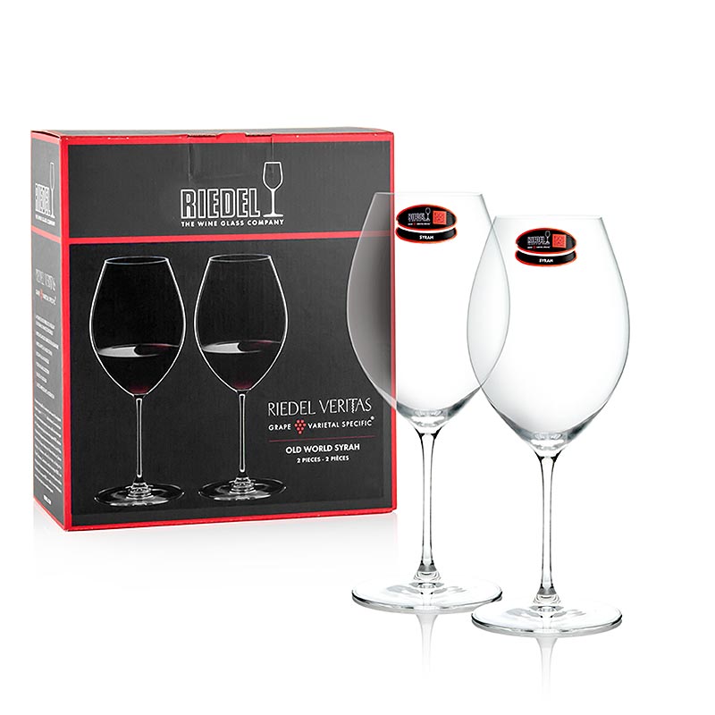 Riedel Veritas Glas - Alte Welt Syrah / Blaufränkisch (6449 / 41), im Geschenkkarton - 2 Stück - Karton