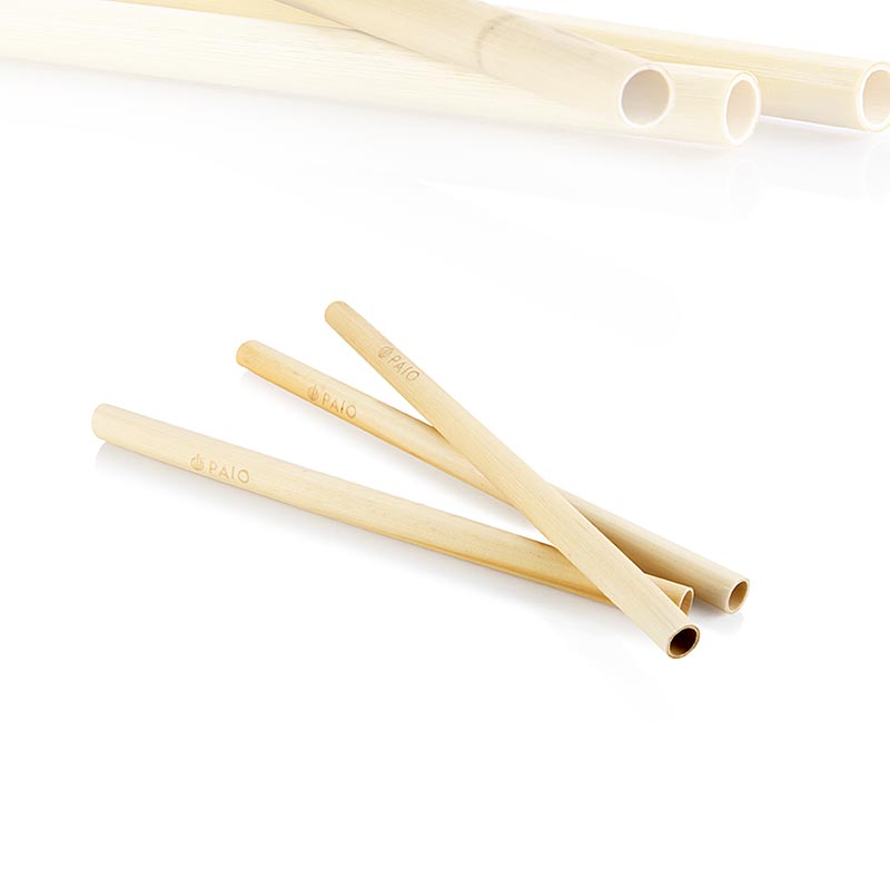 Reed drinking straws - Cocktail - 15cmx9mm, reusable, Paio - 200 pcs - carton