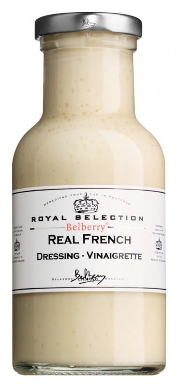 Echte Franse Dressing - Vinaigrette, Franse Dressing - Saladesaus, Belberry - 250 ml - fles