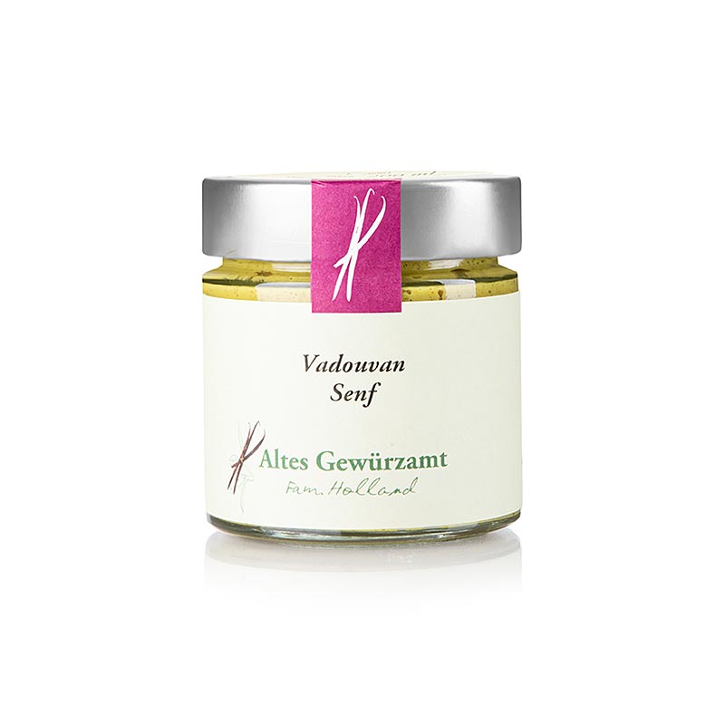 Altes Gewürzamt - Vadouvan Senf, Gewürzsenf, Ingo Holland - 200 ml - Glas Altes Gewürzamt - Vadouvan Senf, Gewürzsenf, Ingo Holland - 200 ml - Glas