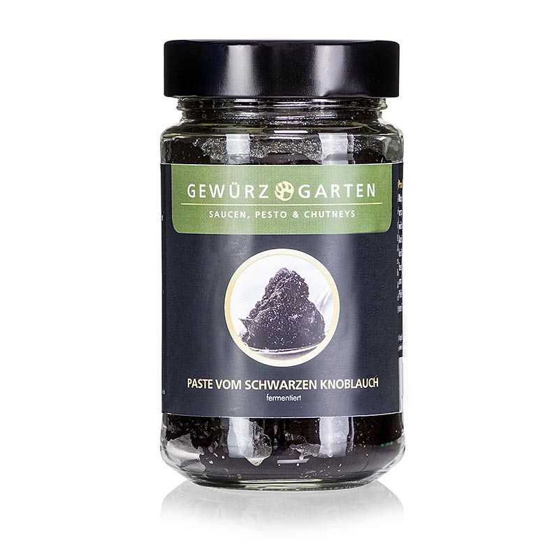 Gewurzgarten Pate d`ail noir (fermente), 100% - 250 g - Verre Gewurzgarten Pate d`ail noir (fermente), 100% - 250 g - Verre