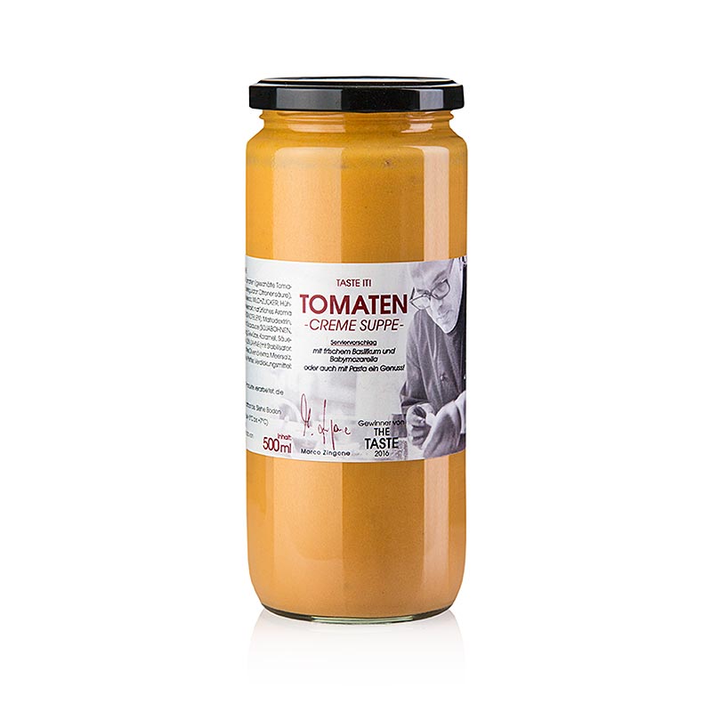 Marco Zingone`s Tomatencremesuppe - 500 ml - Glas