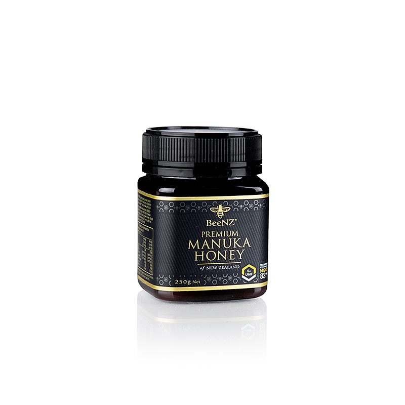 Manukahonig UMF™ zertifiziert, 5+, 250g, BeeNZ - 250 g - Pe-dose Manukahonig UMF™ zertifiziert, 5+, 250g, BeeNZ - 250 g - Pe-dose