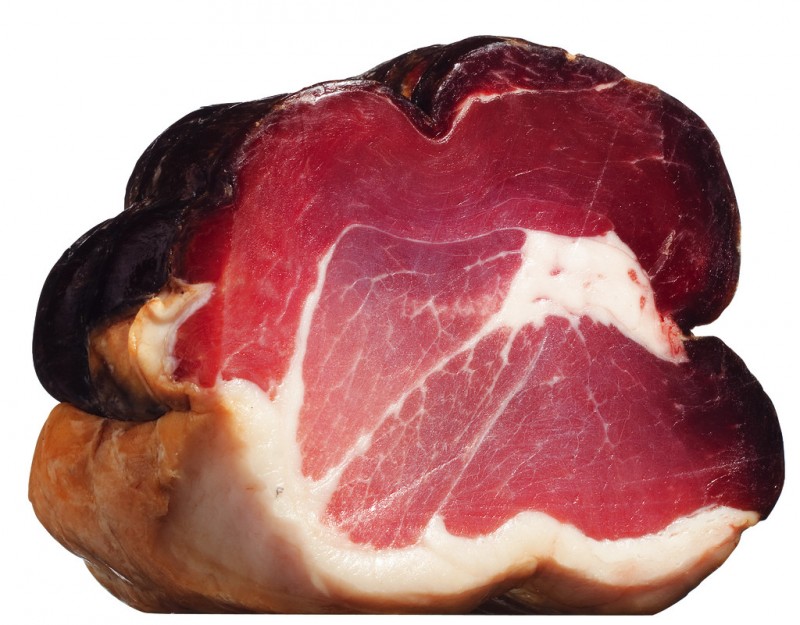 Culatello di Zibello DOP pulito sottovuoto, a meta, Kernschinken, halbiert, geschält, Antica Corte Pallavicina - ca. 2 kg - Stück