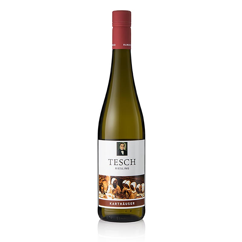 2019er Karthäuser, Riesling, trocken, 12,5% vol., Tesch (rostrote Kapsel) - 750 ml - Flasche 2019er Karthäuser, Riesling, trocken, 12,5% vol., Tesch (rostrote Kapsel) - 750 ml - Flasche
