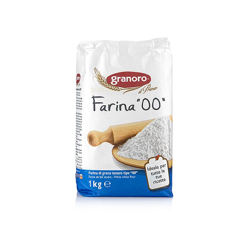 Farine de nouilles, fine, Tipo 00, Granoro - 1 kg - Sac