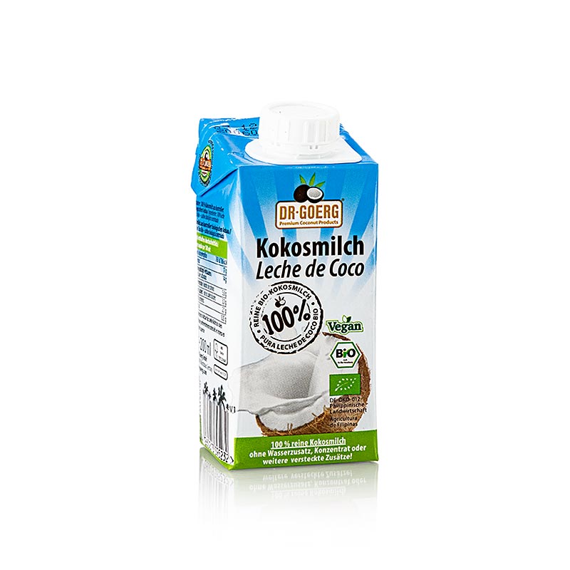 Dr.Goerg 100% Kokosmilch, BIO - 200 ml - Tetra Dr.Goerg 100% Kokosmilch, BIO - 200 ml - Tetra