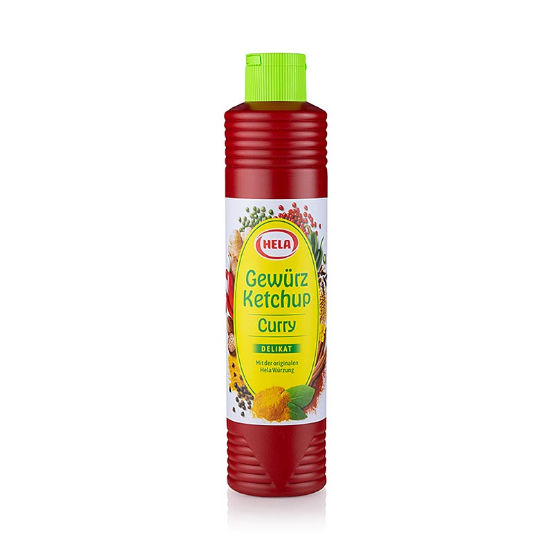 HELA Curry Spice Ketchup Délicatesse - 800ml - bouteille de pe
