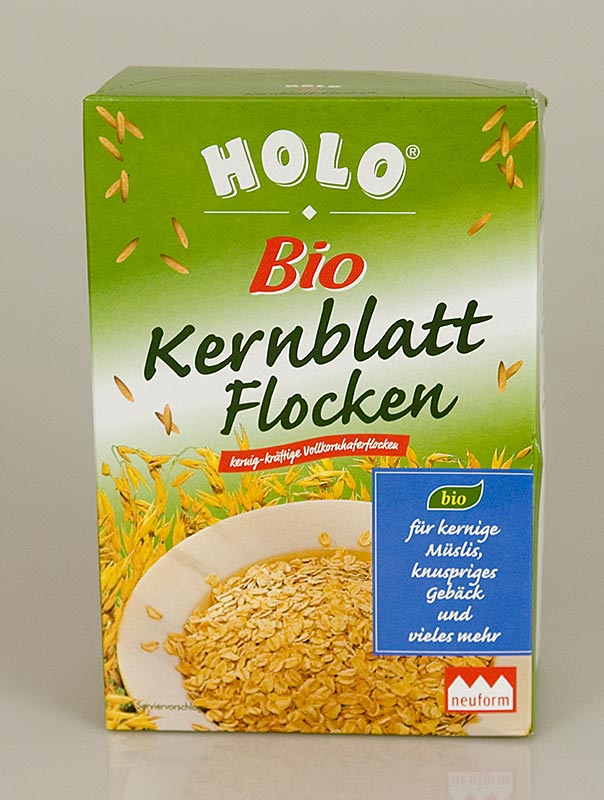 Rolled oats, whole grain, organic - 500g - parcel
