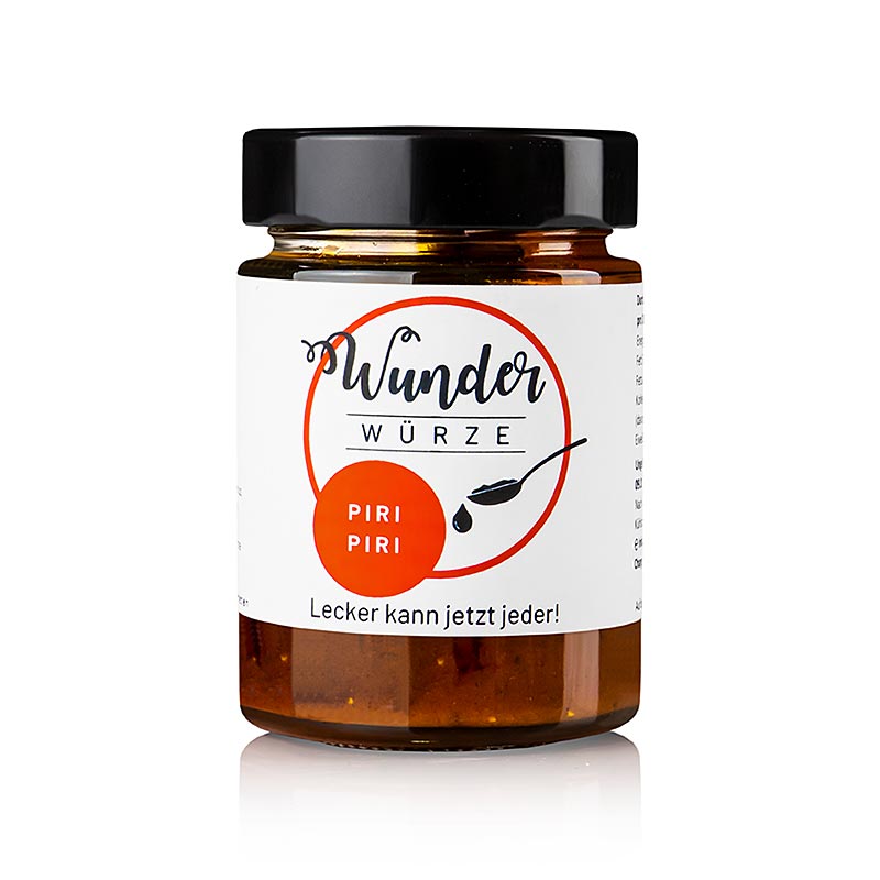 Wunderwürze - Piri Piri, Marinade, eatventure - 175 g - Glas