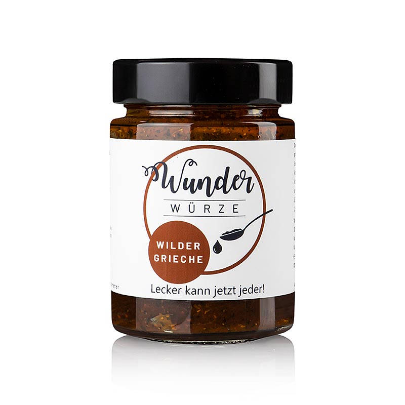 Wunderwürze - Wilder Grieche, Marinade, eatventure - 165 g - Glas