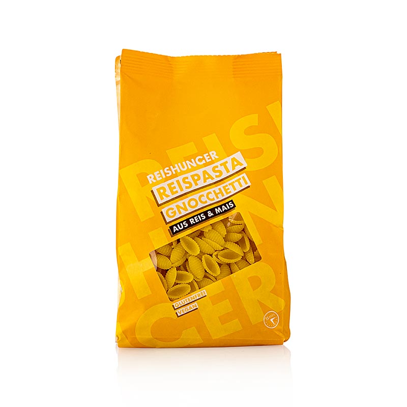 Rijstpasta - gnochetti, gemaakt van maïs en rijst, glutenvrij, rijsthonger - 400g - tas