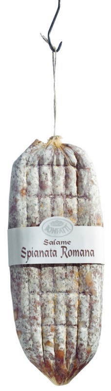 Salame Spianata Romana, Salami aus Schweinefleisch, Bonfatti - ca. 2 kg - Stück Salame Spianata Romana, Salami aus Schweinefleisch, Bonfatti - ca. 2 kg - Stück