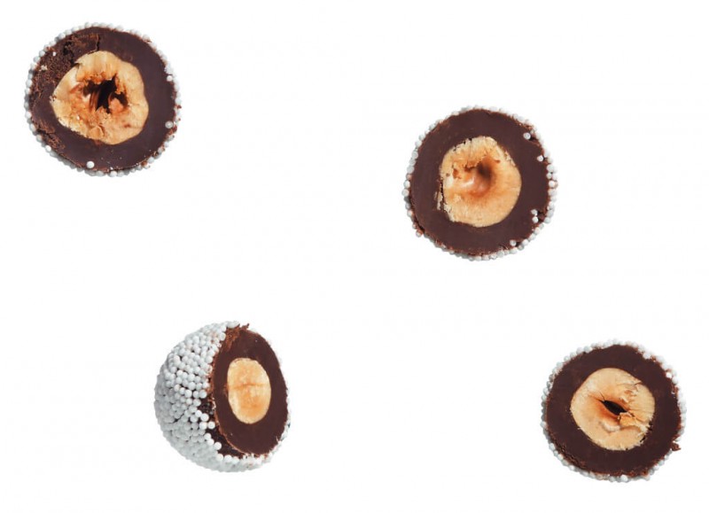 Cri cri fondente con nocciole, sacchetto, Haselnüsse umhüllt mit Schokolade, Beutel, Antica Torroneria Piemontese - 200 g - Beutel