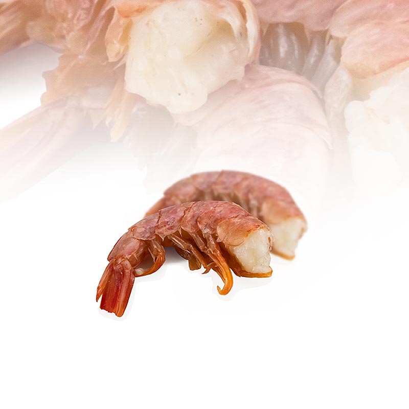 Crevettes rouges sauvages, decortiquees et decortiquees, environ 32 a 40 pieces, faciles a decortiquer - 1 kg - sac