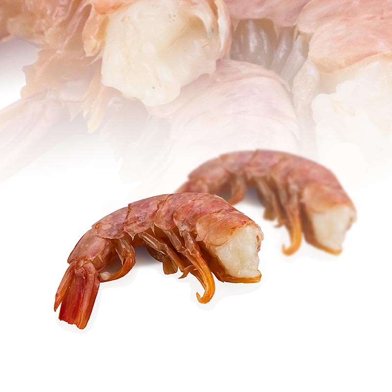 Red prawns, wild caught, headless with shell, approx. 26-30 pieces, Pereira - 1 kg - carton
