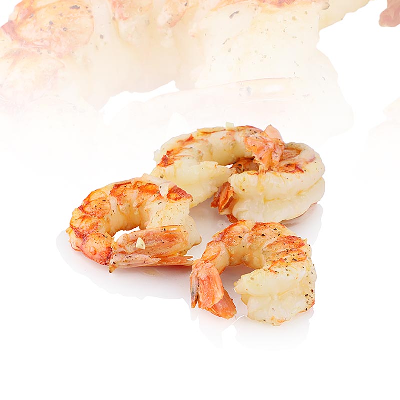 Red prawns, wild caught, headless with shell, approx. 26-30 pieces, Pereira - 1 kg - carton