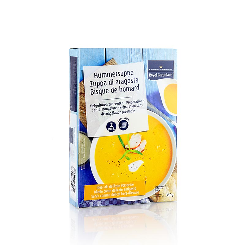 Hummersuppe, Royal Greenland - 350 g - Karton Hummersuppe, Royal Greenland - 350 g - Karton