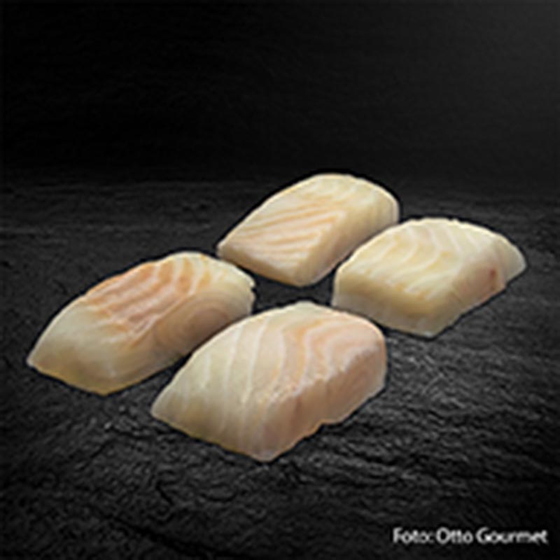 Weißer Heilbutt Filets, handfiletiert - 320 g, 4 x 80g - Beutel Weißer Heilbutt Filets, handfiletiert - 320 g, 4 x 80g - Beutel
