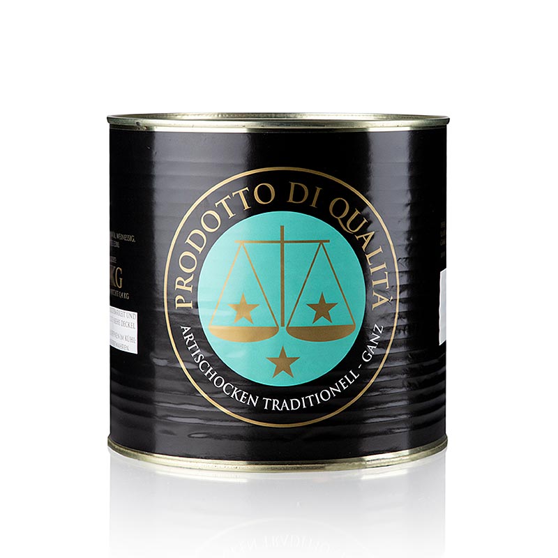 Artichauts marinés - Carciofi sott`olio, La Bilancia - 2,4 kg - pouvez