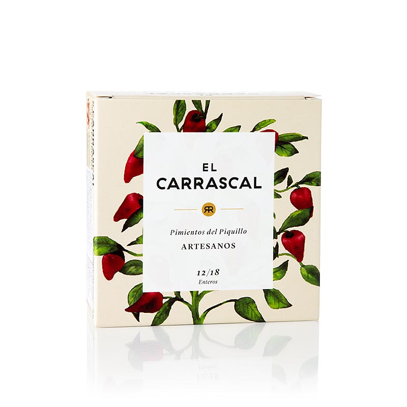 Pimiento Piquillo - Piquillopaprika im eigenen Saft / 12 / 18, El Carrascal - 225 g - Dose