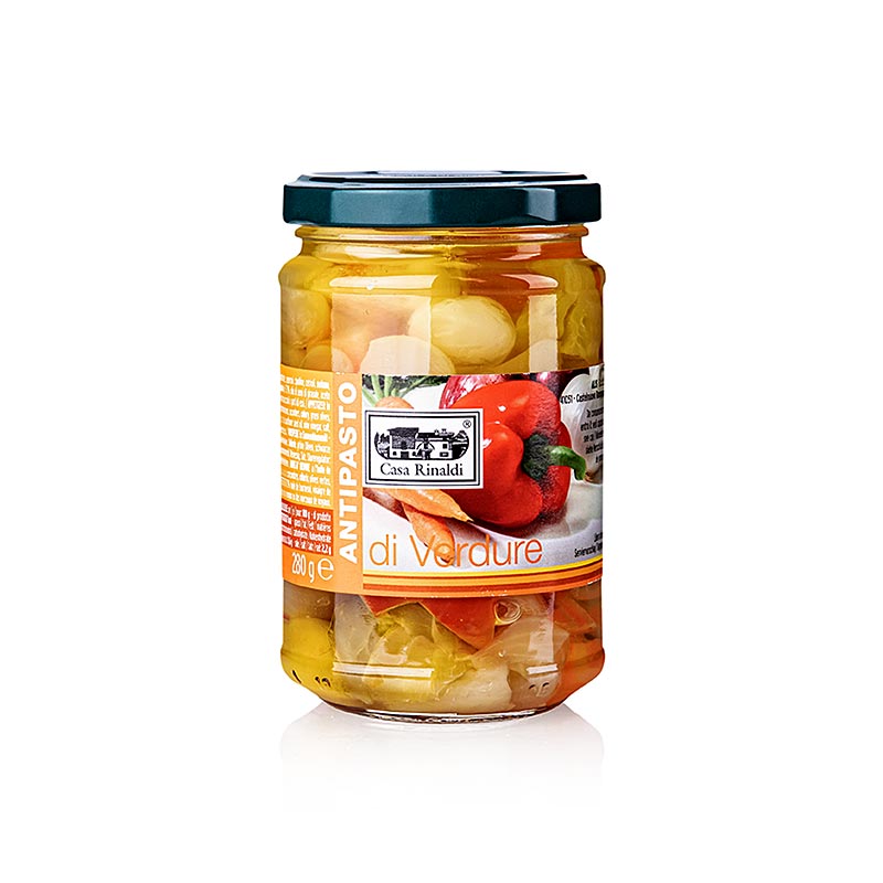 Antipasto di Verdure (gemischte eingelegte Gemüse), Casa Rinaldi - 280 g - Glas