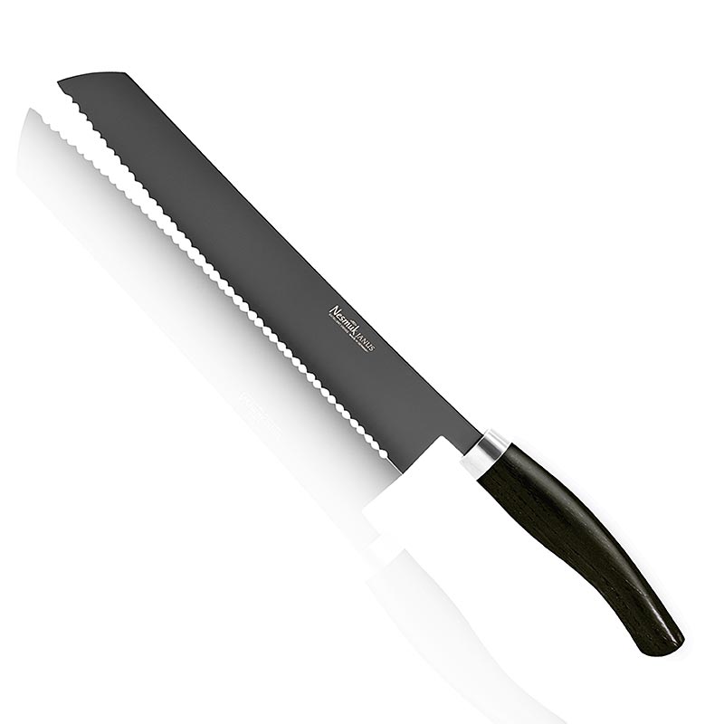 Couteau à pain Nesmuk Janus, 270mm, manche en chêne des marais - 1 pc - boîte