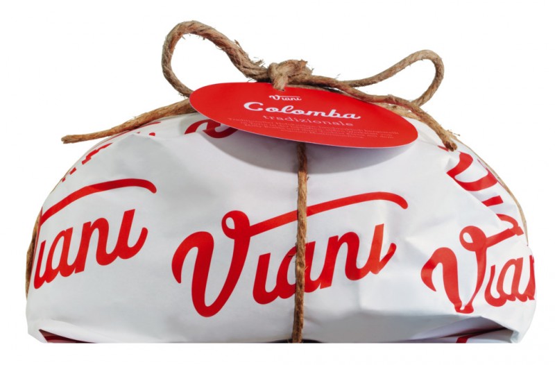 Colomba tradizionale 300, Traditioneller Hefekuchen, Viani - 300 g - Stück