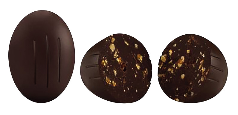 Mini oeufs nougatine, mini oeufs de Pâques, chocolat noir + caramel, noisette, Venchi - 1 000 g - kg