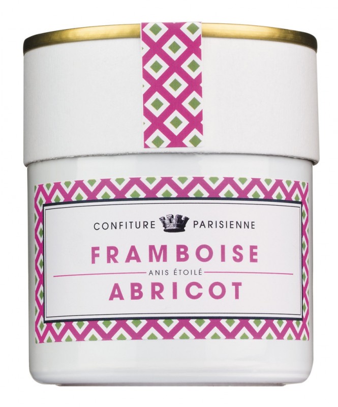Framboise et Abricot, confiture aux framboises et abricots, Confiture
