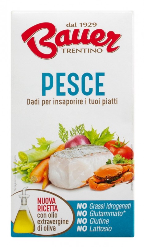 Dado Pesce, bouillon cube, poisson, fermier - 6x10g - pack Dado Pesce, bouillon cube, poisson, fermier - 6x10g - pack