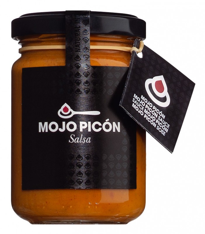 Mojo Picon, krydret sauce med rød peberfrugt, hvidløg og spidskommen, Don Gastronom - 130 g - Glas