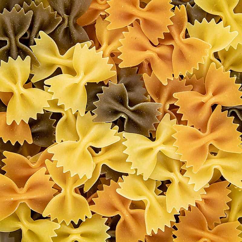 Acolore Fantasia Nudeln Farfalle Tricolore, Casa Rinaldi - 500 g - Beutel