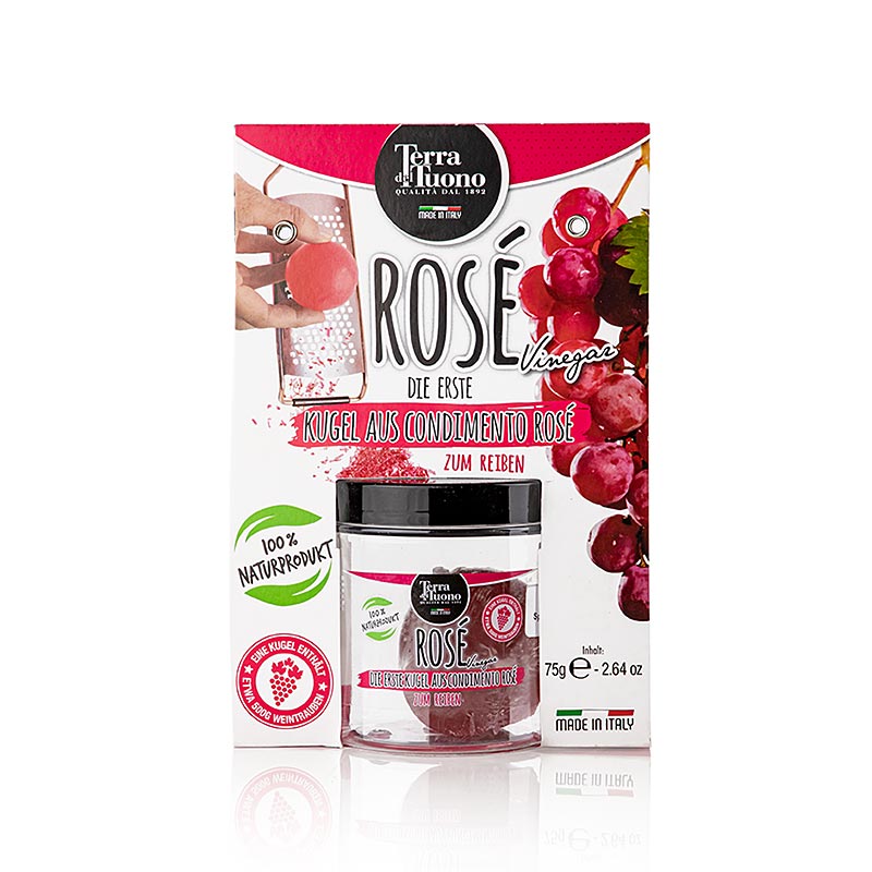 Kugel aus Balsamessig Rose, zum Reiben - 75 g - Pe-dose Kugel aus Balsamessig Rose, zum Reiben - 75 g - Pe-dose