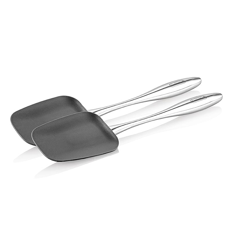 Cuillère de cuisine en silicone, acier inoxydable, 2 pièces, Coolinato - 1 pc - carton