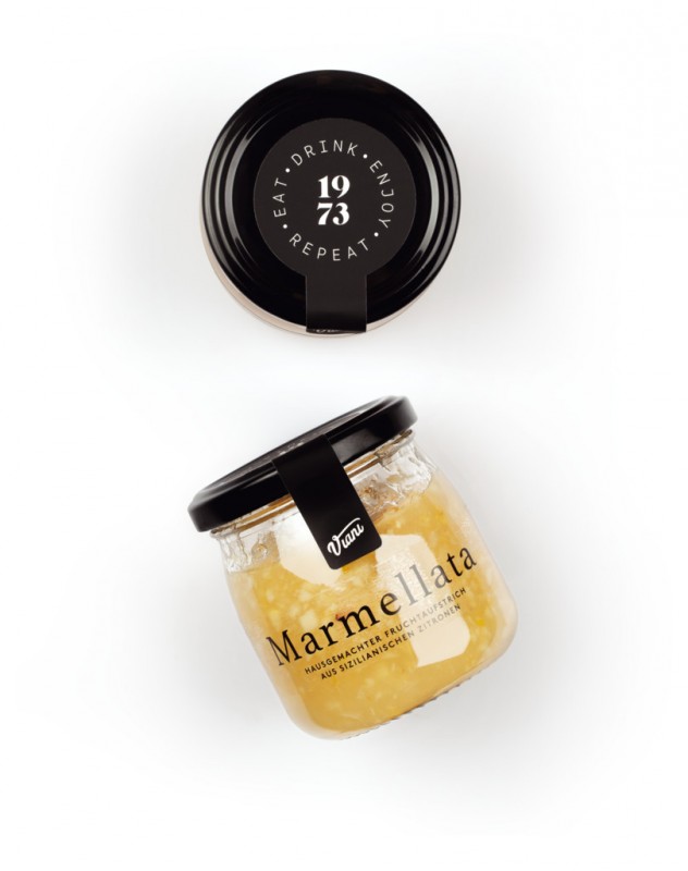 Tartinade au citron maison, tartinade au citron italienne, Viani - 180g - Verre