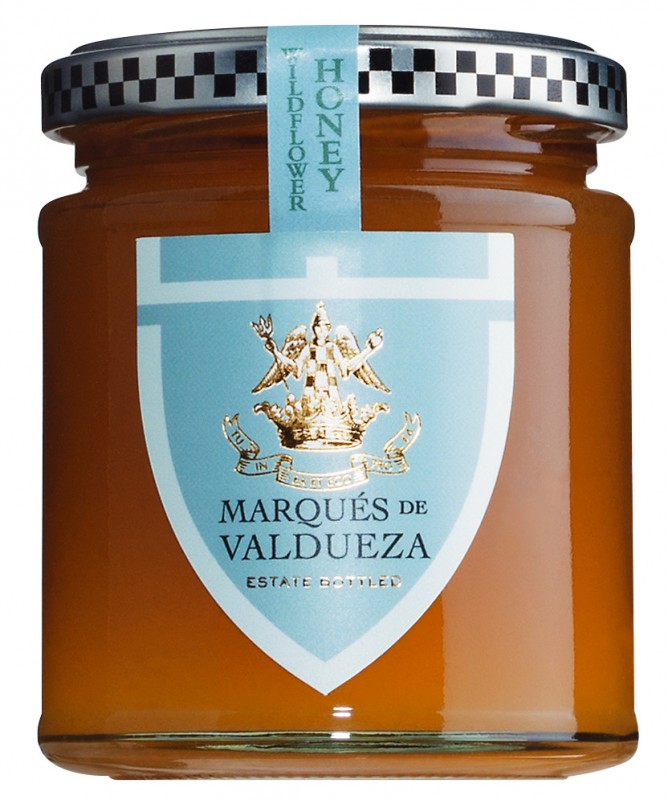 Wildflower Honey, Wildblütenhonig, Marques de Valdueza - 256 g - Glas