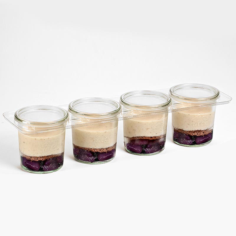 Maroni Mousse mit Portweinbirne & Schokobiskuit - 900 g, 12 x 100ml - Karton Maroni Mousse mit Portweinbirne & Schokobiskuit - 900 g, 12 x 100ml - Karton