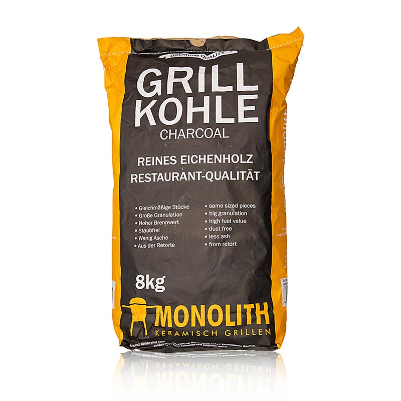 Trækul, monolit - 8 kg - papir