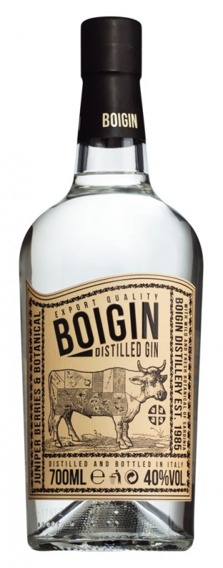 Gin Boigin, Gin, Silvio Carta - 0.7L - bouteille