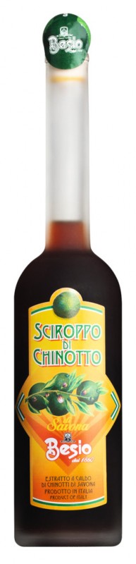 Sciroppo di chinotto, Chinottosirup, Besio - 0,5 l - Flasche
