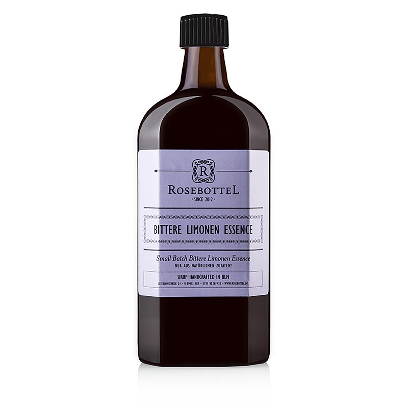 Rosebottel Bitter Lemon Essence (Essenz) Sirup - 500 ml - Flasche Rosebottel Bitter Lemon Essence (Essenz) Sirup - 500 ml - Flasche