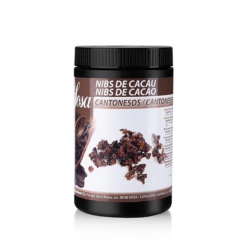 Sosa Cacaobonen Nibs, Kantonees Gekarameliseerd (39265) - 500g - PE kan