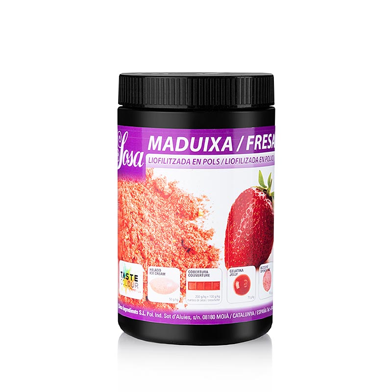 Sosa Powder - Strawberry, Freeze Dried (38650) - 250 g - Pe can