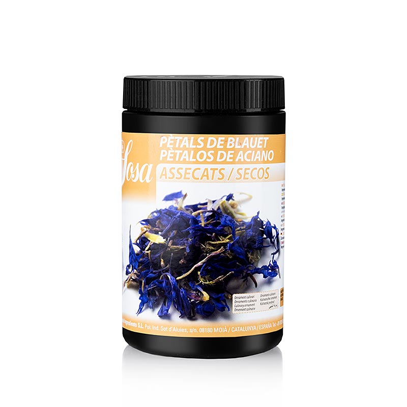 Fleurs de bleuet, bleues, séchées, non confites, Sosa - 40 g - Pe-dose