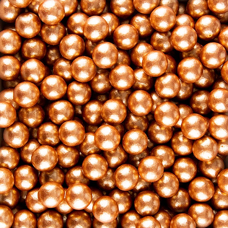 Mini Pearl Bronze, bronzen chocolade kralen, 14 mm, Dobla - 468 g, 312 stuks - PE kan