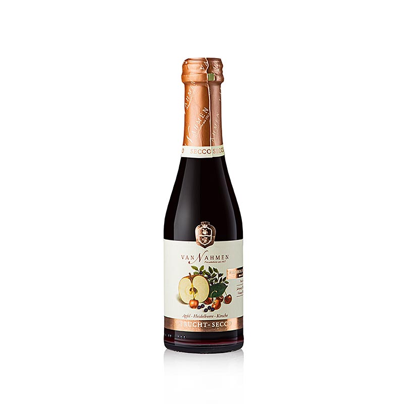 Van Nahmen apple-blueberry-cherry fruit secco, non-alcoholic - 200ml - bottle