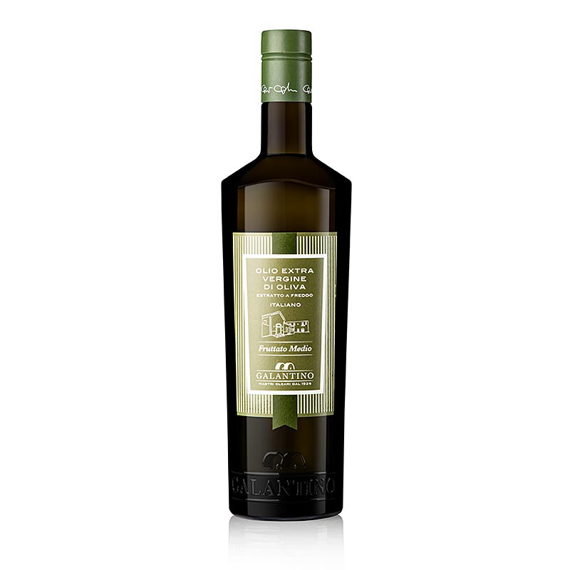 Huile d`olive extra vierge Galantino Il Frantoio, fruité moyen, Pouilles - 750ml - bouteille