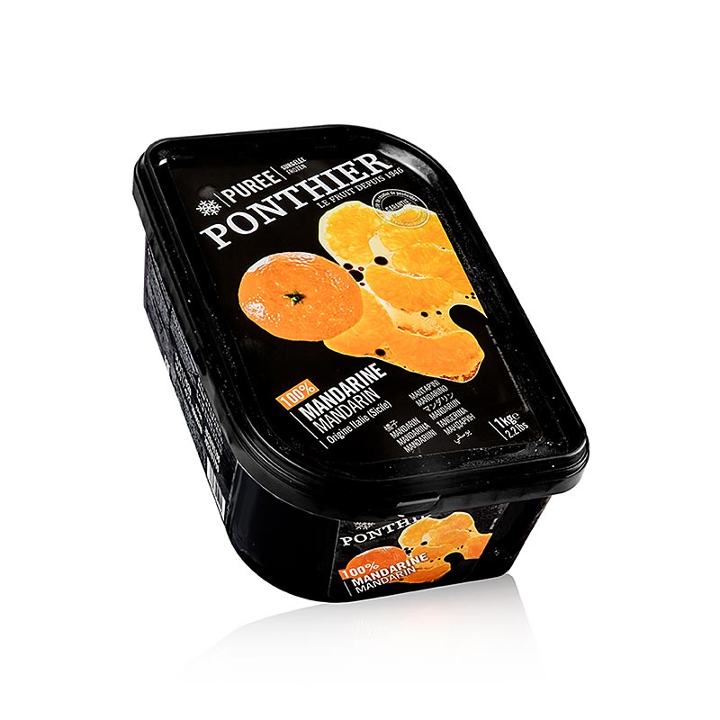 Ponthier mandarine puree, 100% fruit - 1 kg - PE shell