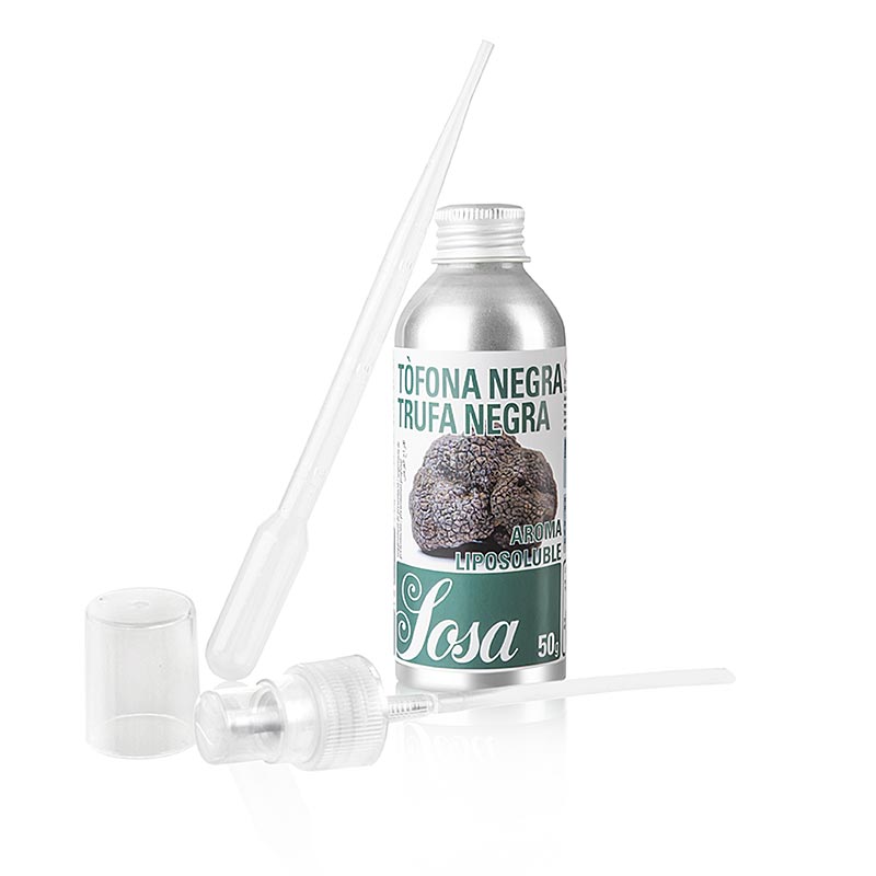 Arome Truffe noire, liquide, liposoluble - 50 grammes - bouteille en aluminium Arome Truffe noire, liquide, liposoluble - 50 grammes - bouteille en aluminium